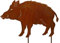 Bornhöft Wildschwein Frischling Edelrost rostige Gartendekoration Gartenstecker Gartendeko 55cm