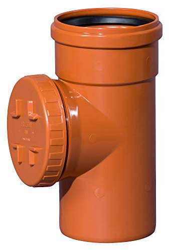 KG Rohr und Formstücke DN 250 SN 4 Kanalrohrsystem (Reinigungsrohr rund) Revisionsrohr PVC, Kunststoff Abwasserrohr, Kanalrohr