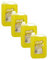 Carpet Cleaner Shampoo & Odour Deodoriser (inc Pet) Plush 5L x4 (Lemon)