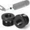 Frgyee 2 Stück Blue Yeti Gewindeadapter, 5/8 Zoll Männlich auf 3/8 Zoll Weiblich, Micro Schraube für Blue Yeti/Blue Snowball/Yeti X Mikrofonhalterung (Schwarz)