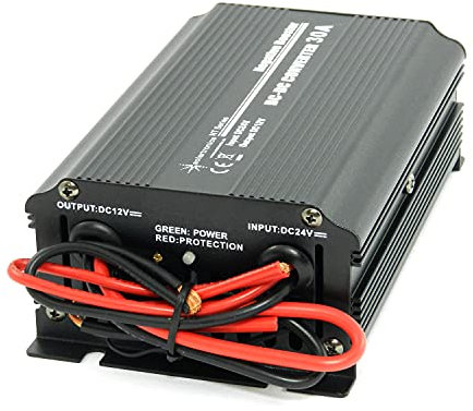 solartronics Spannungswandler 24V DC auf 12V DC 10A - 60A Negative Booster Konverter 30A (360W)