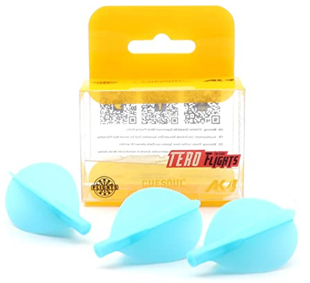 CUESOUL TERO AK4 Dart Flights Standard,Slim,Kite,Diamond,Shield,3er Set