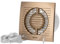 Steinberg14 D'oro Ø 100mm Ventola di Scarico, Ventilatore, Aspiratore Aria e Umidità per la Ventilazione Bagno, WC e Cucina con Interruttore a Tirante e Cavo Spina