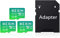 KEXIN Carte Micro SD 64 Go Carte Mémoire 3 Pièces 64Go microSDXC Full HD & 4K UHD UHS-I U3 V30 A1 Lot de 3 Micro Cartes SD Stockage Externe pour Smartphone Android, Tablette (Adaptateur SD Inclu)