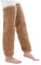 XACKWUERO Plüsch Pantoffel Strümpfe Pelz lange Beinwärmer für Frauen Männer über Knie hoch Fuzzy Socken Winter Home Schlafen Socken (Braun)