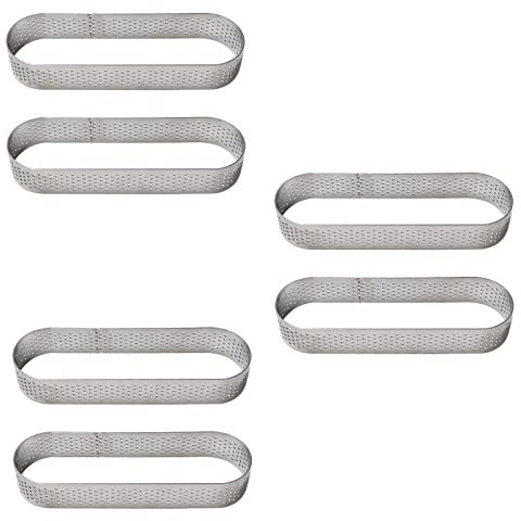 Teglia Da Forno 8 Cavità Ovale Torta Stampo In Silicone Crostata Anello Combinazione Stampo Pasticceria Teglie Strumenti Di Cottura Dessert 6Pz Ovali