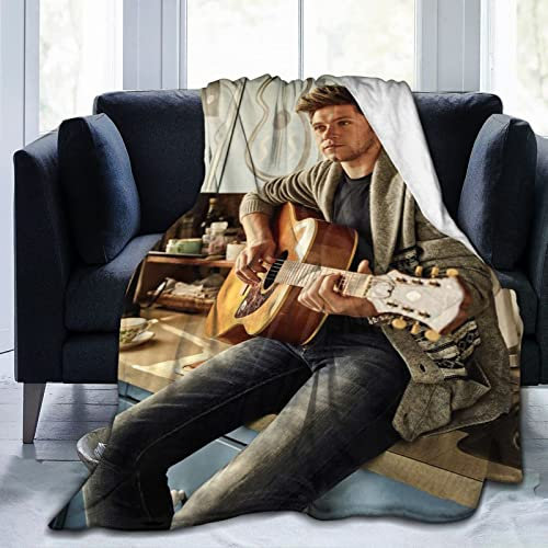 YINGD Niall Singer Horan Flanelldecke Bettwäsche Fleecedecke weiche Thow Decken Klimaanlage Decke für Sofa Couch Wohnzimmer