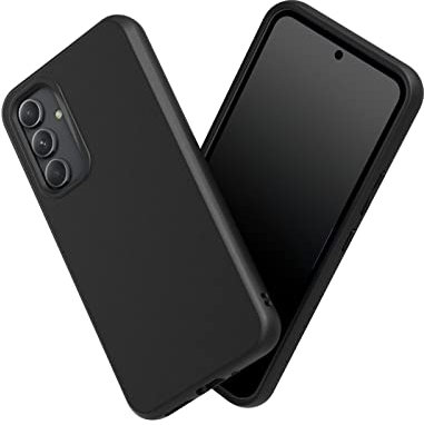 RhinoShield Case kompatibel mit [Galaxy A54] | SolidSuit - Stoßdämpfende & schlanke Schutzhülle mit Premium Finish - 3.5 Meter Fallschutz - Klassik Schwarz