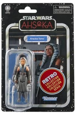 Star Wars Retro Collection Ahsoka Tano, Ahsoka 3.75-Inch Collectible Action Figures, Ages 4+