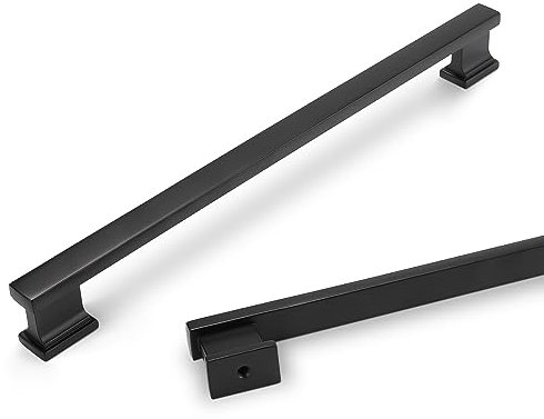 COTYKILEY 10 Pack 9 Inch(228mm) Matte Black Cabinet Handles Black Kitchen Cabinet Pulls Cabinet Door Handles Kitchen Cabinet Hardware Cupboard Drawer Pulls Dresser Handles