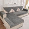 TEWENE, Sektionalsofabezug, Samt-Sofabezug, rutschfest, L-förmig, Couchbezug für Hunde, Couchbezug, 2 Kissen, Couchbezug für Sofa, 3-Sitzer, Sofasitzbezug – 1 Stück 91,4 x 203,3 cm Größe
