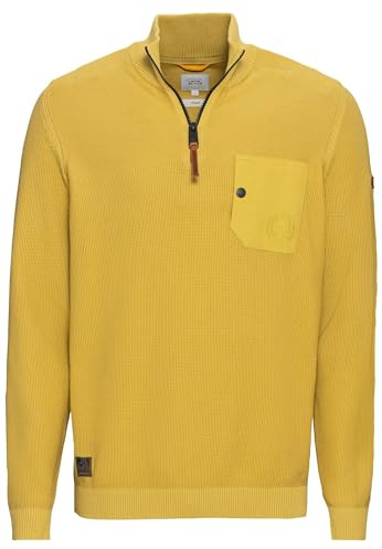 camel active Herren Stricktroyer aus zertifiziertem Organic Cotton