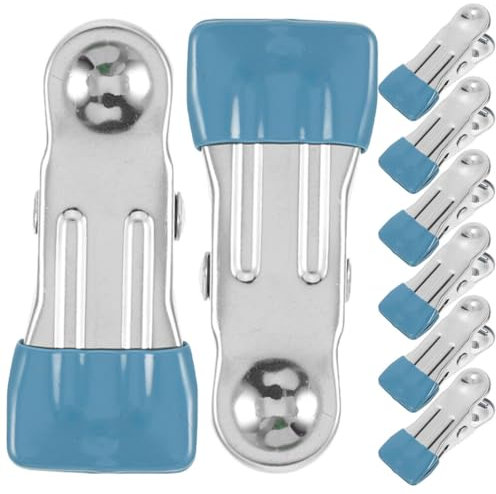 ABOOFAN 50 Stück Edelstahlclips für Poolabdeckung Windfester Clip zur Befestigung der Schwimmbadabdeckung für Kleine Schwimmbäder und Sommerstimmung im Garten