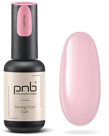 PNB Builder Base Gel, Base Coat/Builder in a Bottle Quick Building UV LED Nail Extension Gel Nagelverlängerung 8 ml (Soft Pink)