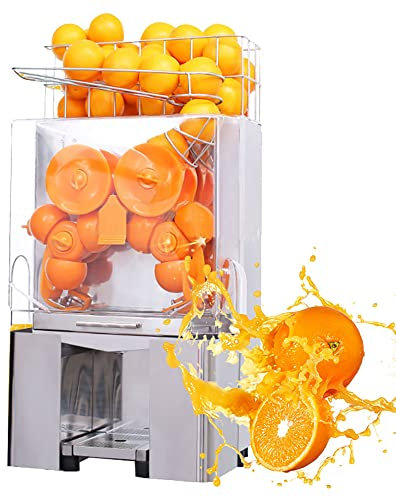 Spremiagrumi Elettrico, 120 W Commerciale Spremiagrumi In Acciaio Inox Spremiagrumi Spremiagrumi Macchina Spremiagrumi, 22-30 Arance Al Minuto, Per Negozio Bar Ristorante Uso