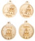Personalisierte Weihnachtskugeln aus Holz I Geschenkanhänger Weihnachten personalisiert I Christbaumschmuck personalisiert I Christbaumkugel Weihnachtsschmuck I Weihnachtsdeko
