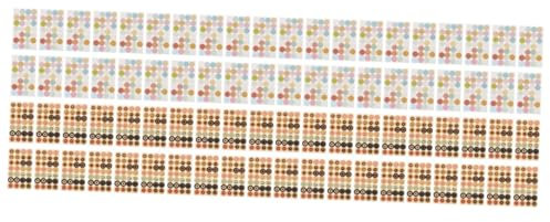 Tofficu 2 Sätze Loch Pflaster Donut-verstärkungsetiketten Mini-binderklammern Bindelochverstärkung Loseblatt-lochverstärker Lochverstärkungsetiketten Aus Papier Aufkleber 40 Blatt * 2