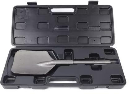 HarBin-Star - SDS max Clay Spade Shovel Chisel Bit, for Electric Pick Hammer Drill Breaker, 40 x 13 x 1.8cm, Silver