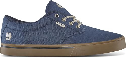 Etnies Jameson 2 Eco – Skate-Stil, langlebig und umweltfreundlich, verstärkte Cupsohle, gedämpftes Gefühl, tägliche Sneaker, vegan, Indigo Raw, 44 EU