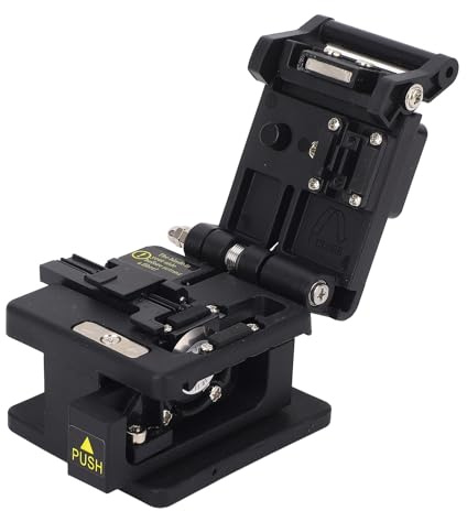 Fiber Optic Cleaver Hot Melt 3 en 1 Points de DéCoupe Points de Coupe Optique Fibre Optique 0,5 ° Angle Cold Connexion Tool pour FTTH, Câton Optique de à Chaud Automatique Câble Optique,