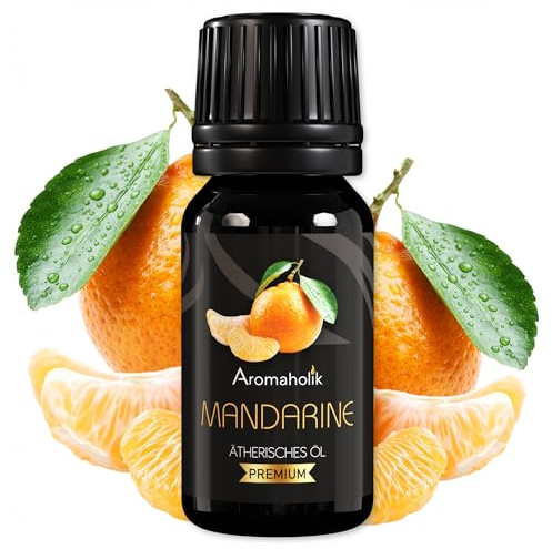Mandarinenöl BIO 10 ml – 100% natürlich, ätherisches Öl aus Indien für Diffuser, Saunaaufguss & Aromatherapie, Zertifiziertes Öl für Sauna & Massage