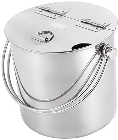 ULTECHNOVO 1Pieza Cubitera Inoxidable Asa Portátil Vino Champán y Casa o Fiesta