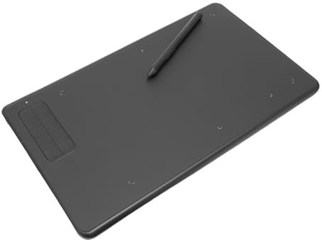 Asixxsix Grafikzeichnung Tablet 10 X 6 Zoll Digitales Tablet 10x6in Grafik Tablet mit 8192 Druckstift 12 Heißschlüssel für das Malerei Design Online -Unterrichtsarbeiten