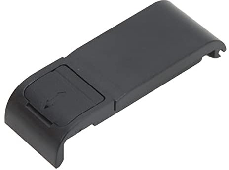 Fafeicy Battery Side Cover Replacement for 10 9 Black Action Camera Plastic Battery Door Cover with Charging Port and Shockproof Rubber Pad