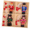 GALPADA 12Pcs Nutcracker Soldier Cutout Pendants Decorations for Christmas Tree Home and Office Festive Nutcracker Figures to Enhance Holiday Atmosphere