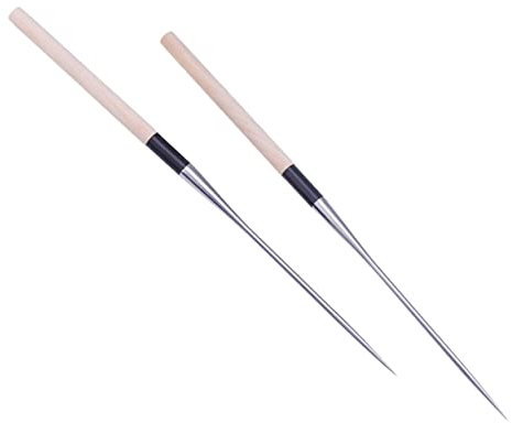 Alipis 1 paire Baguettes Japonaises Acier Inoxydable et Réutilisables pour Sushis et Sashimi de Baguettes de Cuisine Élégantes et