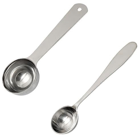 DIFLAX 2 Piezas Cucharas Dosificadoras Dosis de 5 ml y 20 ml Medida Precisa y Fácil Ideal como Regalo