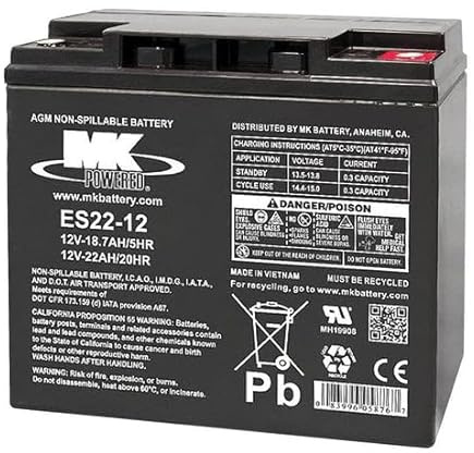 ES22-12 12V 22Ah MK Battery