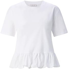 RICHROYAL T-Shirt mit Balon Saum Peplum