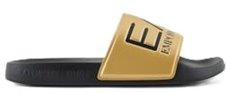 XCP001 XCC22 Flip-Flops für Damen, Goldfarben/Schwarz, 37 EU