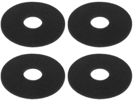 ARTSEWPLY 4pcs Replacement Sponges for Salt Trays and Sugar Rims Made of Black Sponge Material with Quick Stain Removal and Easy Replacement, for Glass Polishing in Bars and Cocktails