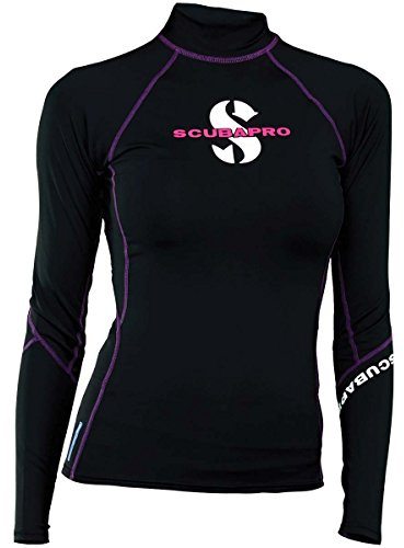 SCUBAPRO Damen UPF 80 T-Flex Rash Guard, Long Sleeve, Women Rashguard