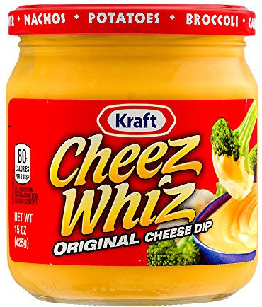 Kraft Cheez Whiz Tremper au fromage en pot de 425 ml