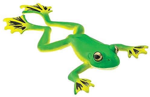 Safari Ltd. Flying Tree Frosch Figur – Lebensechte 20,3 cm Amphibien-Figur – Lernspielzeug für Jungen, Mädchen und Kinder ab 3 Jahren