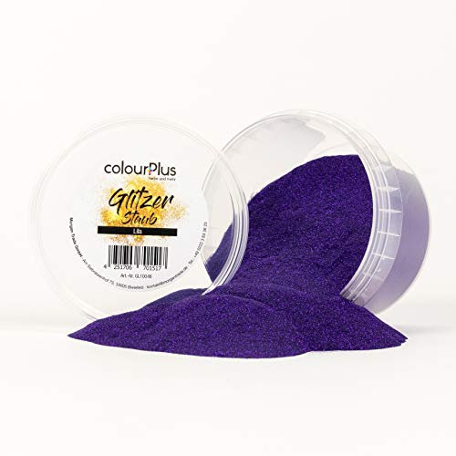 colourPlus Glitzer Staub (Lila) Glitter-Zusatz zum Veredeln von Wandfarben auf Wasserbasis oder zum Basteln, Made in Germany