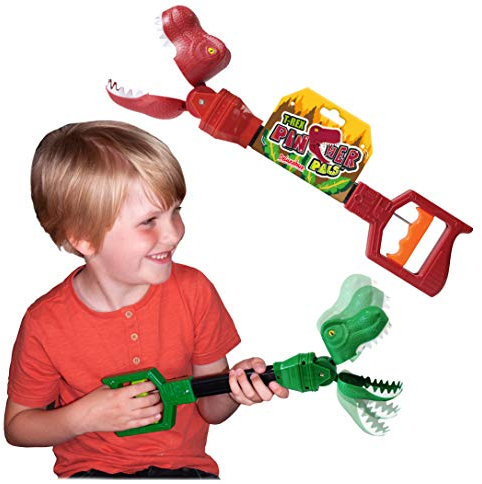 Pincher Pals - T-Rex von Deluxebase. Extra großes Greifzangen Spielzeug für Kinder. Spaßiges Greifzangenspielzeug, das perfekte Dinosaurier Geschenk!