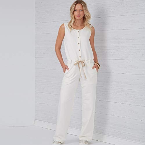 New Look Sewing Pattern N6661 Misses' Relaxed Fit Jumpsuit with Drawstring Waist