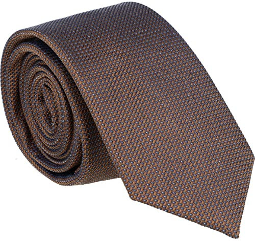 Willen Krawatte 100% Seide NanoTex, uni(camel), Gr. STK