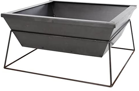 RedFire® Feuerstelle Reso Industrial 60 cm auf Stahl-Untergestell