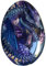 Lava-Drachen-Ei, Traum-Kristall, transparentes Harz, Feuertasche, fliegende Dinosaurier-Eier, Innendekorationen, handgefertigte Skulptur, Ornamente, Souvenir (lila)