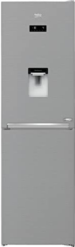 Beko HarvestFresh™ CNG4601DVPS 202cm High 50/50 Frost Free Fridge Freezer - Stainless Steel - E Rated