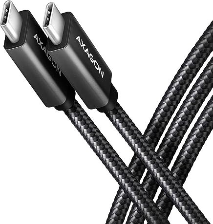 AXAGON Compatible BUCM32-CM20AB Kabel USB-C 3.2 Gen 2 auf USB-C 3.2 Gen 2, schwarz - 2m