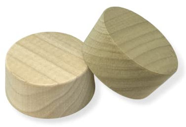 Bourbon Weinfass aus Pappelholz, 5,1 cm (2er-Pack)