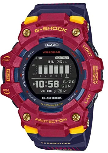 Casio Orologio Digitale al Quarzo Uomo con Cinturino in Plastica GBD-100BAR-4ER