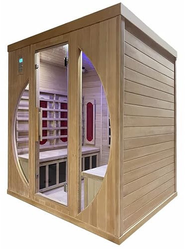 Traditionelle und Infrarot-Sauna (SAUNA 180 x 120 cm, 5 Sitzer)