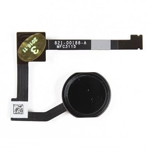 OuiSmart Bouton Home + Nappe (iPad AIR 2, Noir)